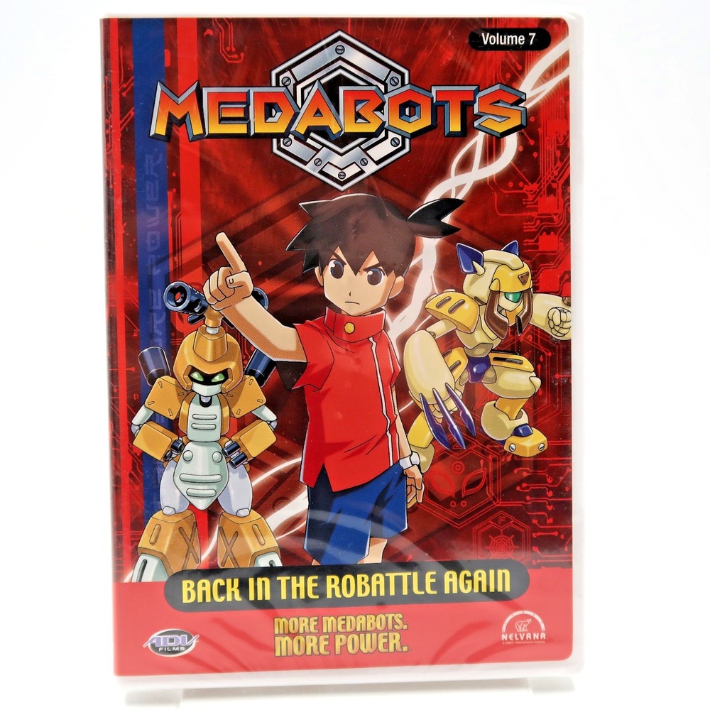 Medabots Vol 7 Back in the Robattle Again DVD 2003 Michiru Yamazaki Anime